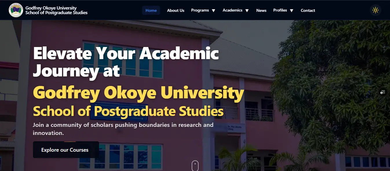 Postgraduate School Portal